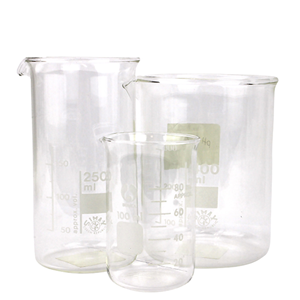 Simax Beaker, 5ml, Low Form, Graduated with Spout, 22 (Diameter) x 30 (Height) mm, European, Each Each