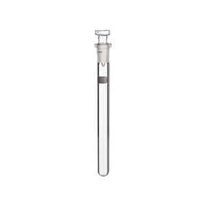Simax Test Tube for Samples, with Frosted Label, Socket Joint Stopper, 34 x 200(L) mm, Borosilicate Glass, European, Each Each