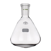 Simax Micro Flask, Round Bottom, 250mL, Socket Joint 14/23, 90 x 116(H) mm, Borosilicate Glass, European, Each Each