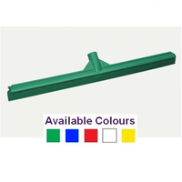 Vikan Floor Squeegee Head, 600mm, Single Blade, Polypropylene, Green, Each
