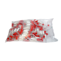 Aptaca Cylindrical Test Tube with Cap, 10ml, 16mm Diameter x 100mm, Graduated with Rim, Polystyrene, 250/Bag Bag