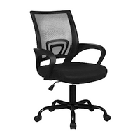 Alfordson Mesh Office Chair, 62 x 62 x 90 - 100cm, 180kg Capacity, Black, Each