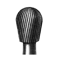Ash Steel Burs, Pear, RA Size H 44F, 6/Pack Pack