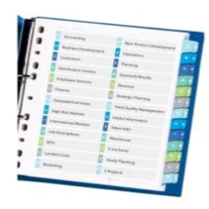 Avery L7411-AZR Ready Index Set, A-Z, Each Set