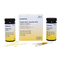 Siemens Chek-Stix Combo Pack, Positive and Negative, 25/Bottle, 2 Bottles/Pack Pack