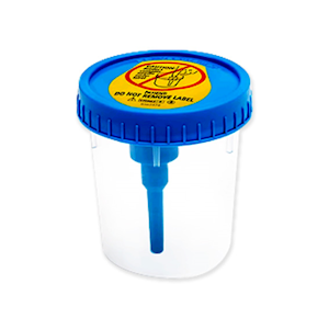 BD Vacutainer Urine Collection Container with Integrated Transfer Unit, 120ml, Screw Cap, Sterile, 200 Pieces/Carton Pack