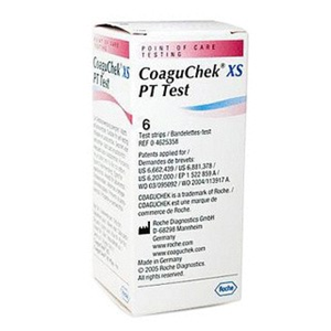 COAGU-CHEK XS PT Prothrombin Time Test Strips, 48/Box Box
