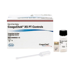 Out of Date CoaguChek XS PT Control Solution, 4 Bottles/Box, Original Unopened Condition, Discounted, While Stocks last