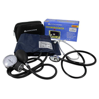 Livingstone Home Care Aneroid Blood Pressure Sphygmomanometer Complete with Stethoscope, Latex Free, Each Kit