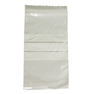 Livingstone Resealable Zip Lock Bag, 50 x 75 mm, 40 microns Thick, with 3 White Panels, Recyclable Plastic, Clear, 1000/Box Box