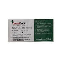 BleedSolv Topical Haemostatic Gauze Dressing, 5 x 5cm, Sterile, Hypoallergenic, 10 Pieces/Box