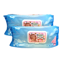 BULK BUY DISCOUNT 960 Packs, Uni-Wipe Baby Wipe, Unscented, 22x20cm, 50 GSM, Alcohol Free, 80 Wipes in Soft Pack with Secure Lid Pack