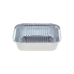 Confoil Medium Takeaway Foil Container with Lid, 800mL, Top Out: 195 x 143 x 48mm, 500 Pieces/Carton