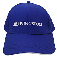 Livingstone Dad Hat, 11 x 7cm, Circumference 58 - 62cm, Cotton, Blue, Each Each
