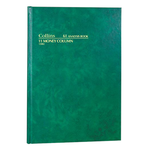 ANALYSIS BOOK GRN H/C 61SERIESA4 84LF 11 M/C EA Each