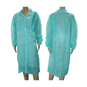 Livingstone Disposable Laboratory Gown/Dust Coat with Pocket