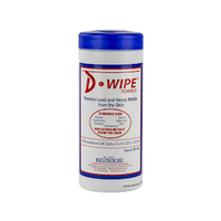 D-Lead Wipe Towel, Removes Lead and Heavy Metals from the Skin, 40 Towels/Dispenser