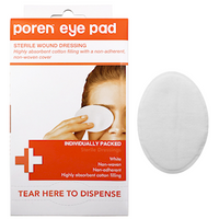 Livingstone Eye Pad Wound Dressing, Latex Free, Sterile, Single Packed, 50/Dispenser Box Box