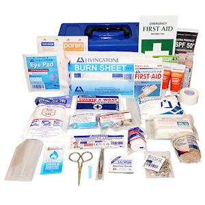 Livingstone Work Vehicle First Aid Kit, Large, Complete Set In Recyclable Plastic Case Each