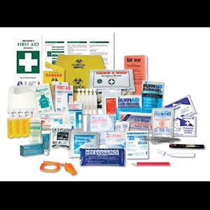 Livingstone High Risk First Aid Kit, National, Complete Set In Wall Mountable Metal Case Each