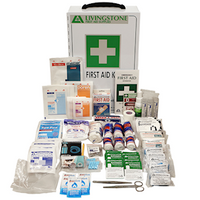 Livingstone Workplace First Aid Kit, Complete Set In Wall Mountable Metal Case Each