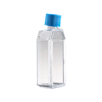 Falcon Treated Cell Culture Flasks with 0.2um Membrane Vented Screw Cap, 50mL, 25cm^2, Canted Neck, PS, Sterile, 20/Pack 100/Case Case