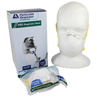Livingstone N95 Face Mask Respirator, Cupped Cone, NIOSH 84A-5411, Head Band, Non-Therapeutic, No Fibreglass, Single Pack, 20 Packs/Box Box