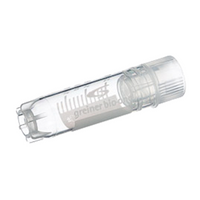 Greiner Cryo.s Cryogenic Vials, 2mL, with Natural Screw Cap, Writing Area, Internal Thread, Round Bottom Starfoot, Natural PP, Sterile, 100 Pieces/Bag Bag