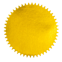 GOLD FOIL SEALS PKT 100 Each