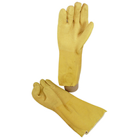 Safeplus Excelsafe Freezer or Working Gloves, Yellow Latex Coated, Waterproof, One-Size, Long Cuff, 30 cm, Pair Pair