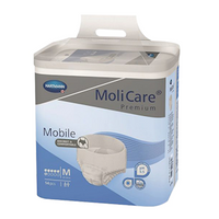 Hartmann Molicare Premium Mobile 6 Drops, 80 - 120cm, 1,662ml, Medium, Pull Up, Unisex, 14/Pack Pack