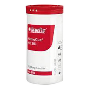 HemoCue® Hb 201 Microcuvettes, Photometers, 10uL, Plastic, 50 Pieces/Box Box