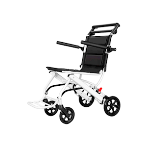 InnovAge Ultralite Folding Transit Wheelchair, Padded Seat, Max Capacity: 100kg, Each