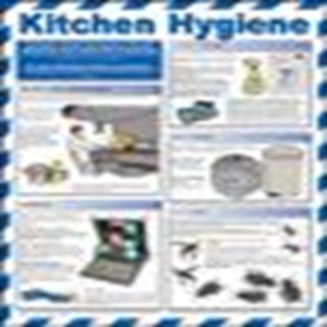 KITCHEN HYGIENE, LAMINATED POSTER, 590X420MM, EA Each