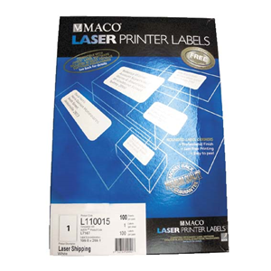 Maco Laser Printer Labels L71 67 Box