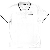 Livingstone Polo T-Shirt, 100pct Cotton, 45+ Thread Count, 220GSM Yarn Weight, Large, White, Each Each