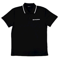 Livingstone Polo T-Shirt, 100pct Cotton, 45+ Thread Count, 220GSM Yarn Weight, Small, Black, Each Each