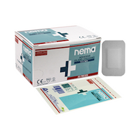 Nema Adhesive Island Dressing with Non-Adherent Pad, Nonwoven, 7.5 x 5cm, White, Sterile, 50/Box (Supplied as 10 bxs of 5) Box