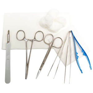 Multigate Stainless Steel Micro Suture Kit, Each Loose