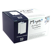 Miyan Antiseptic Towelettes, 14.5 x 12.6cm, 1 Piece/Pack, 50 Packs/Box Box