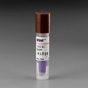 3M Attest Biological Indicator/Steam #1262, Brown Top, 100/Box Box