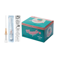 Mosquito Piercing Needles, Self-Releasing, 14G (2.1mm) x 45mm, 50 Pieces/Box Box