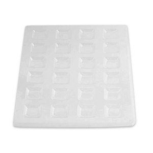 Sterihealth Plastic Blood Grouping Tiles, 6 x 4 Wells (I-10366), 100 Pieces/Pack Pack