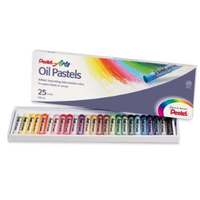 PENTEL ROUND STICK OIL PASTEL25/PK PHN-25 Box