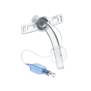 Rusch Crystalclear Plus Tracheostomy Tube, Size 7.0, 10 x 70 x 21mm, Cuffed, Blue, 5 Pieces/Box