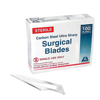 LIV SURGICAL SCALPEL BLADE, CARBON STEEL, SIZE 26 , 100/BOX