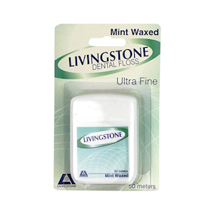 Sofeel Dental Floss, Mint, Waxed, 50 Meters/Blister Pack