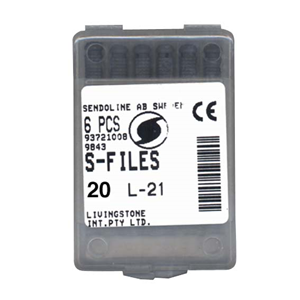 Liv S Files 21mm #20 6/bx Cc Box