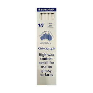 PENCILS STAEDTLER CHINAGRAPH 808 WHITE 10/BX Box