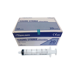 Terumo Syringe, 60ml, Catheter Tip, Sterile, 25/Box Box
